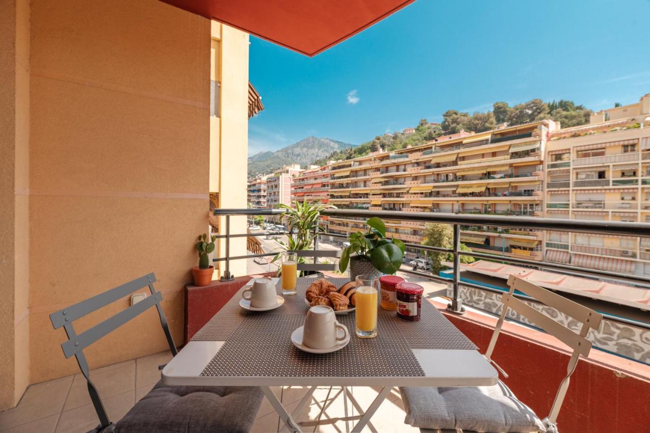 L'Alhambra, Cosy 2 Pieces Au Centre Ville De マントン エクステリア 写真
