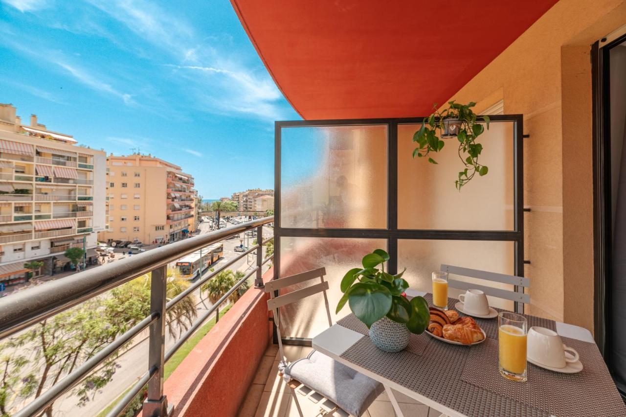 L'Alhambra, Cosy 2 Pieces Au Centre Ville De マントン エクステリア 写真